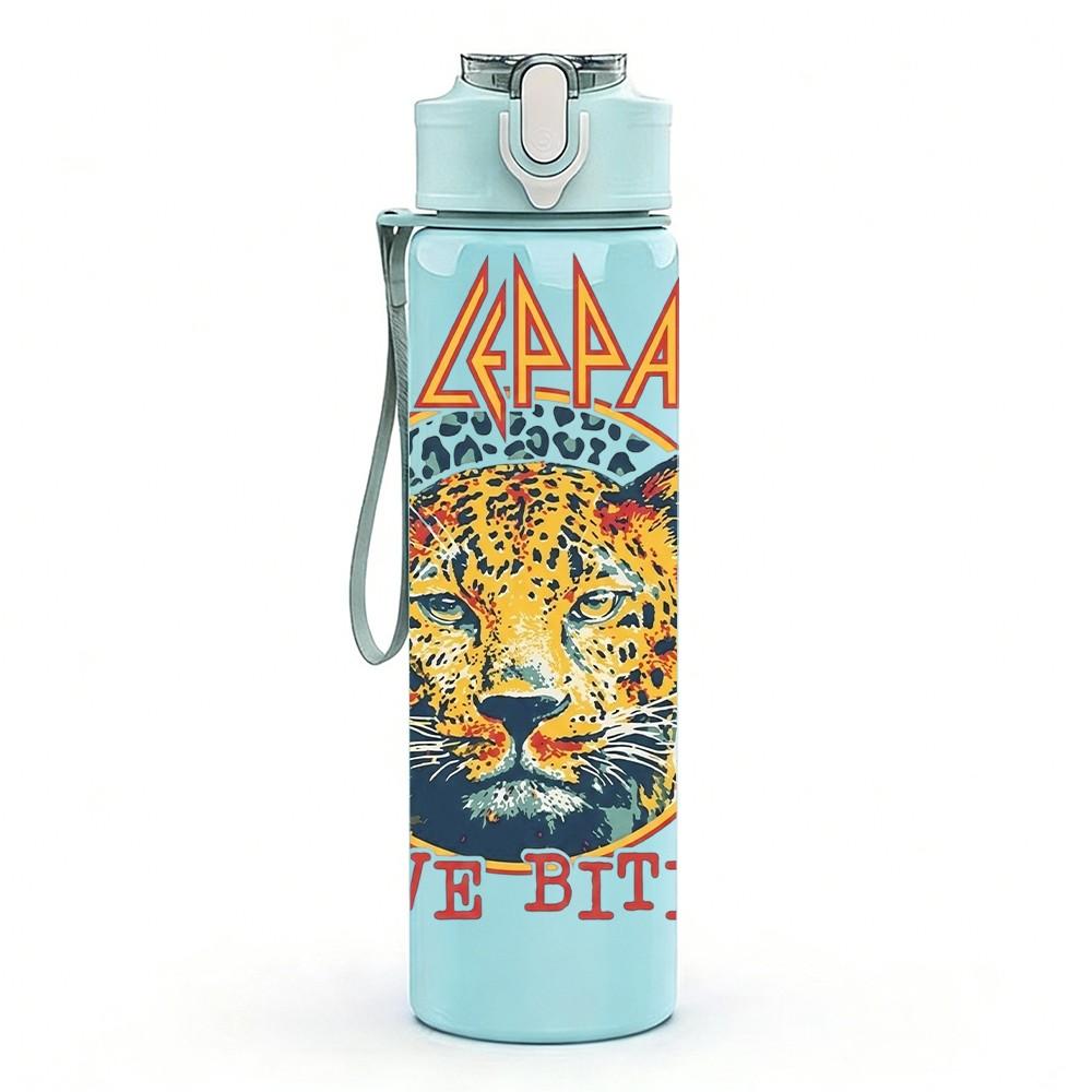 1 шт. Def Leppard Цветная спортивная бутылка для воды 750 мл с герметичной крышкой-поилкой для улицы, офиса, дома
