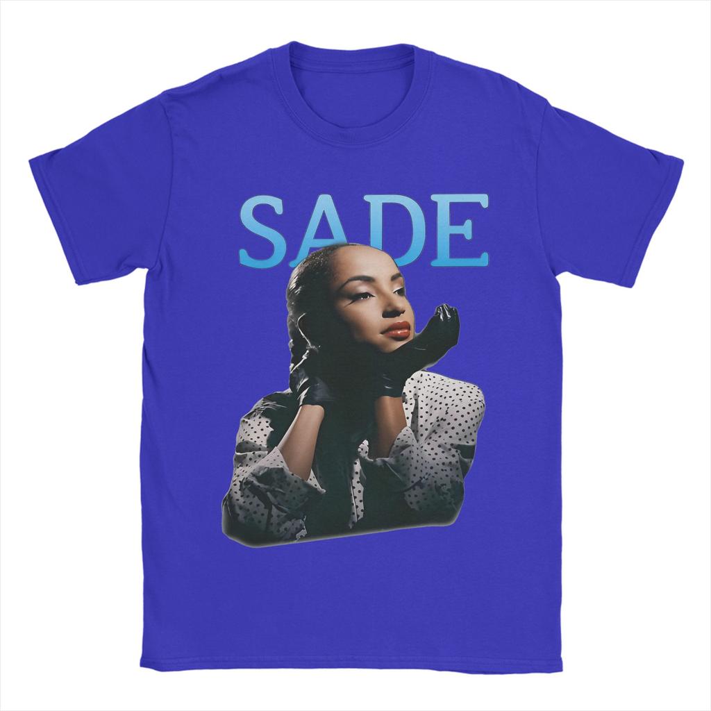 SSade Adu Singer TShirt Beach Cotton TShirts For Men Harajuku Pattern Tshirt Short Sleeve Y2K Casual Clothes