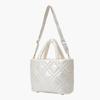 MunSingwear Women S Diamond Quilted Tote Bag White  Mp322lbg93 