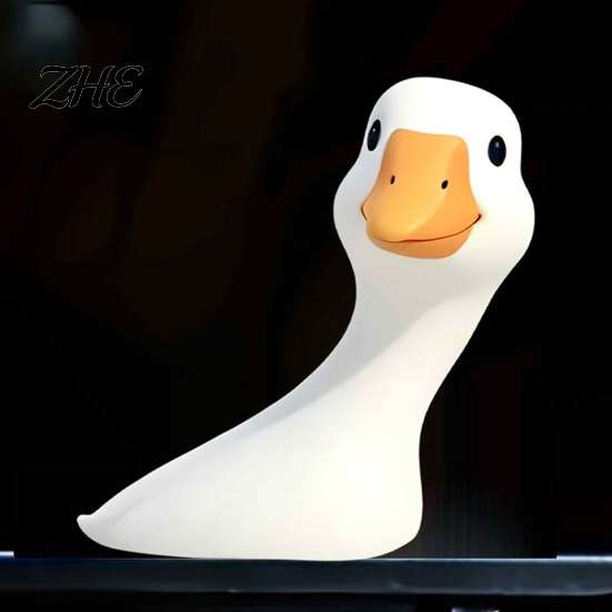 Frosted Glass Privacy Film Cartoon Big White Goose Static Sticker, Removable PVC Decorative Cute Nursery Sticker Decal, Creative Reusable Window