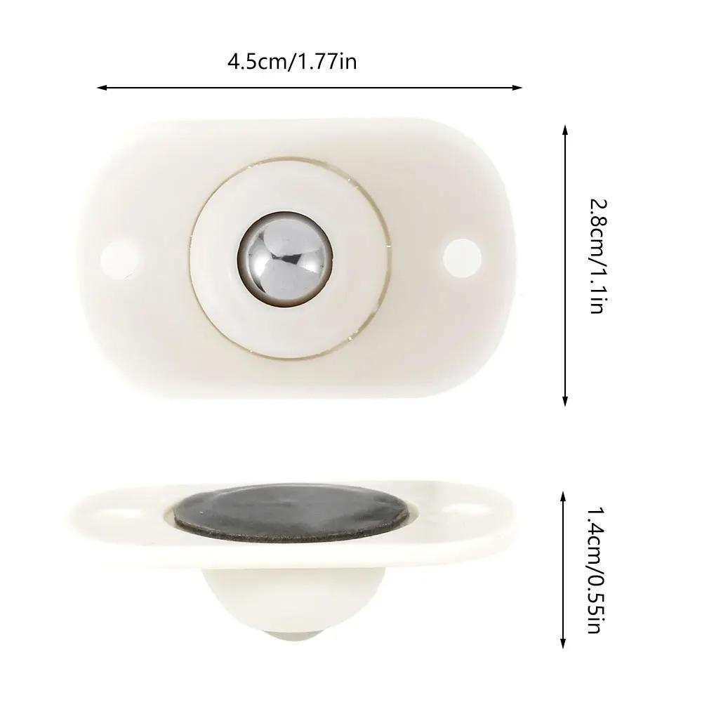 Колеса для мебели из нержавеющей стали роликовые самоклеящиеся ролики для дома 360 градусов подшипник нагрузки поворотные универсальные колеса