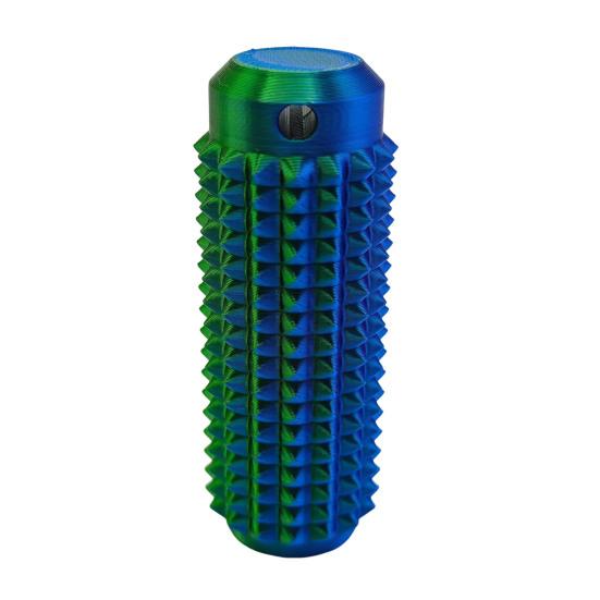 Игрушка-фиджет Spiky Roller с цепочкой из бусин, снятие тревожности, стресса, концентрация внимания, неровная массажная палочка, сенсорный ролик, брелок-подвеска