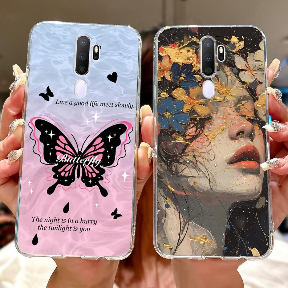 Чехол для Oppo A9 2020 Oppo A11x Новый Роскошный Расписной Чехол Ударопрочный Чехол для Телефона Для Oppo A5 2020 A92020 OppoA11x Мягкие Чехлы Сумки