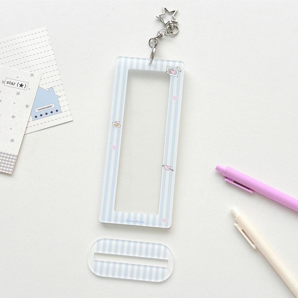 Rose Star Photo Booth Display Stand Interleaf Type Bookmark Holder For 2X6 Inch Photo Strips