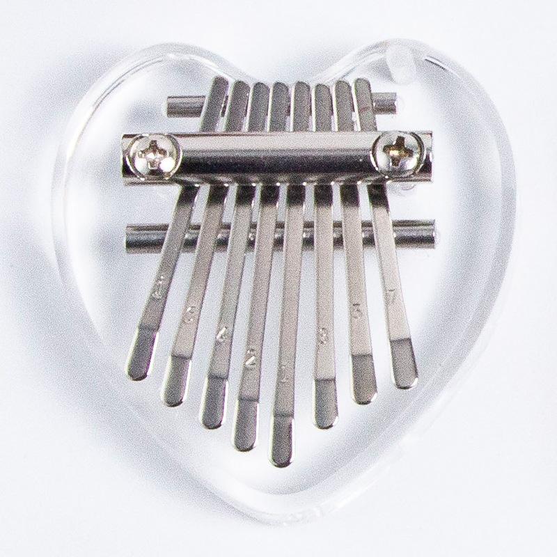 8-клавишное мини-калимба для большого пальца, портативное пианино с ремешком, подарок для детей, взрослых, начинающих