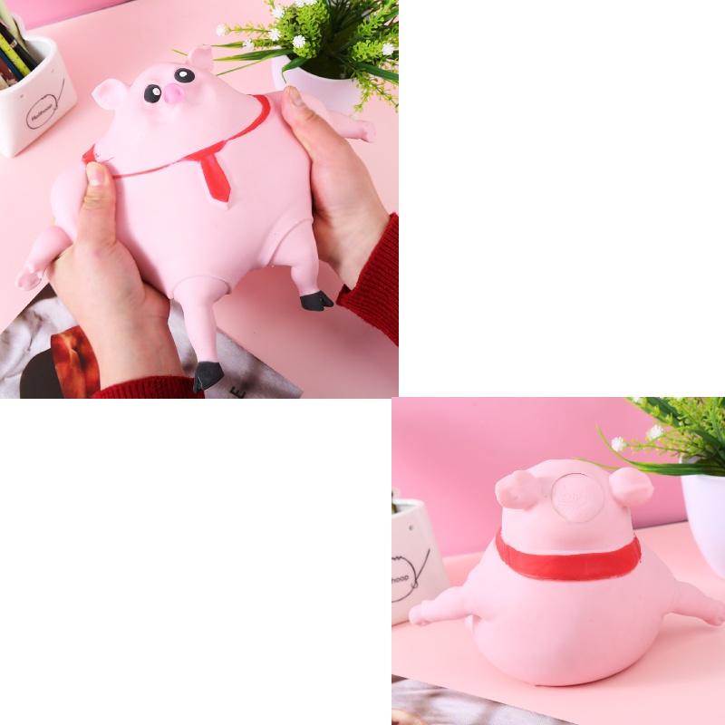 Cute And Stretchy Tpr Piggy Toy With Memory Sand For Sensory Play