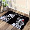 Halloween Carpet Romantic Skull Welcome Mat Soft Door Mat Rug For BedroomLiving Room Carpet Outdoor Carpet Home Decoratio