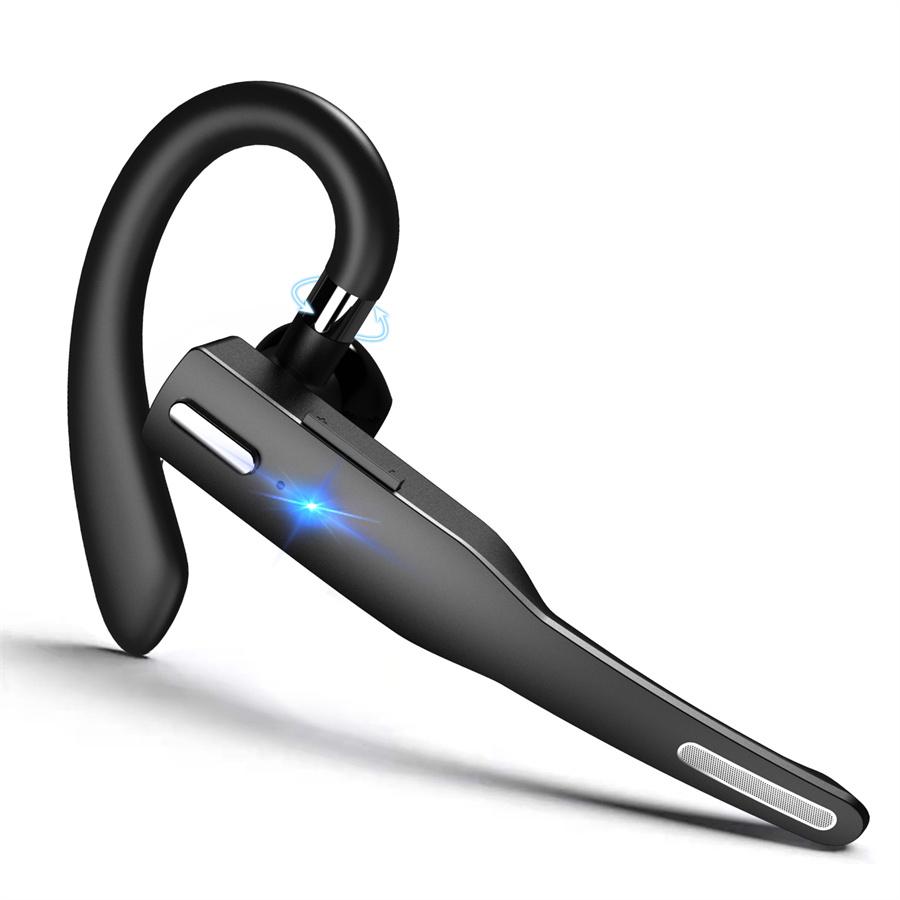 Wireless Bluetooth 5.1 Earpiece Headset Dual Mic Earbud Noise Cancelling