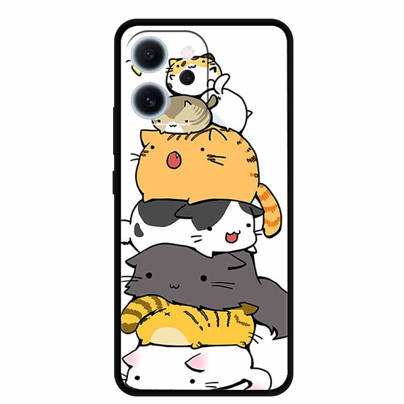 Cartoon Phone Case For Oppo Reno15 F Soft TPU Silicone Protector Relief Flower Emboss 3D Cover Funda Reno15F 15F Bumper Shield