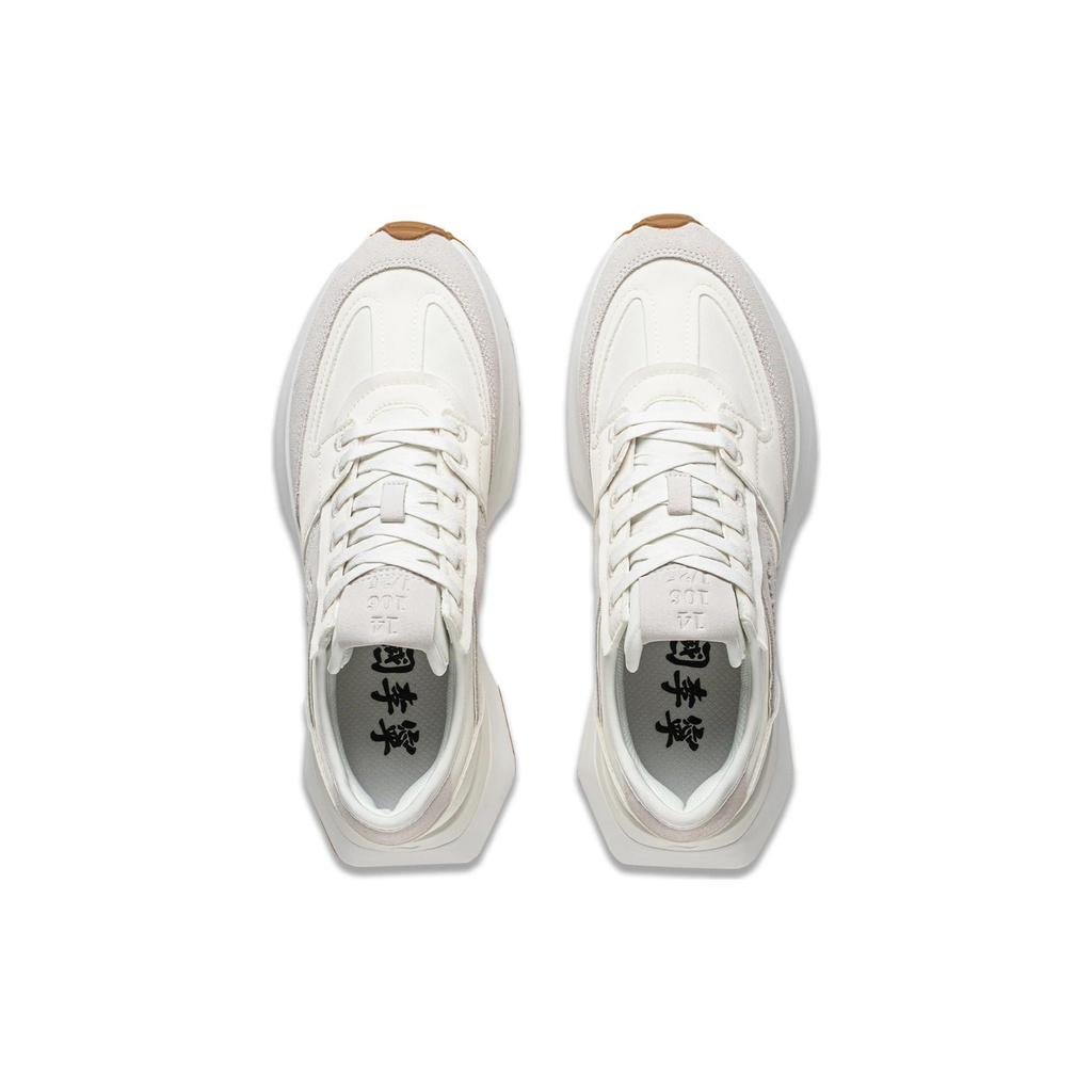 Li Ning 001 Vntg удобные спортивные легкие прочные низкие кроссовки для бега женские кроссовки белые AZGT034-1