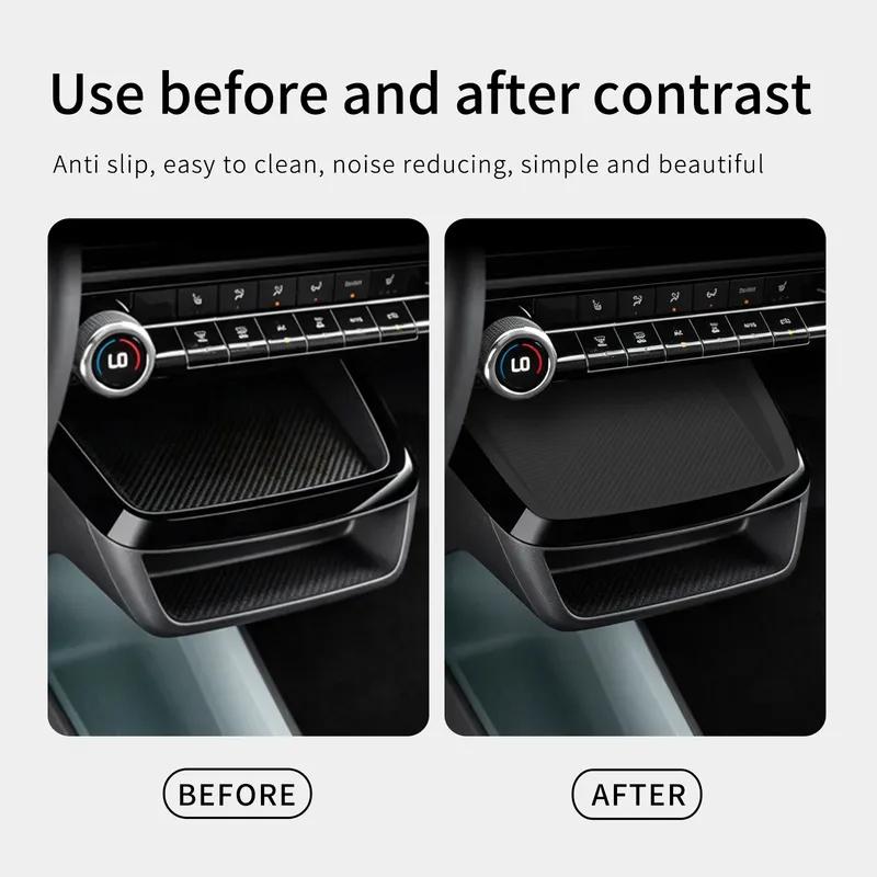 Wireless Charging Pad Protective Mat For Chevy Bolt EV 2027Central Control Car Phone Non-slip Pad Car Interior Accessories