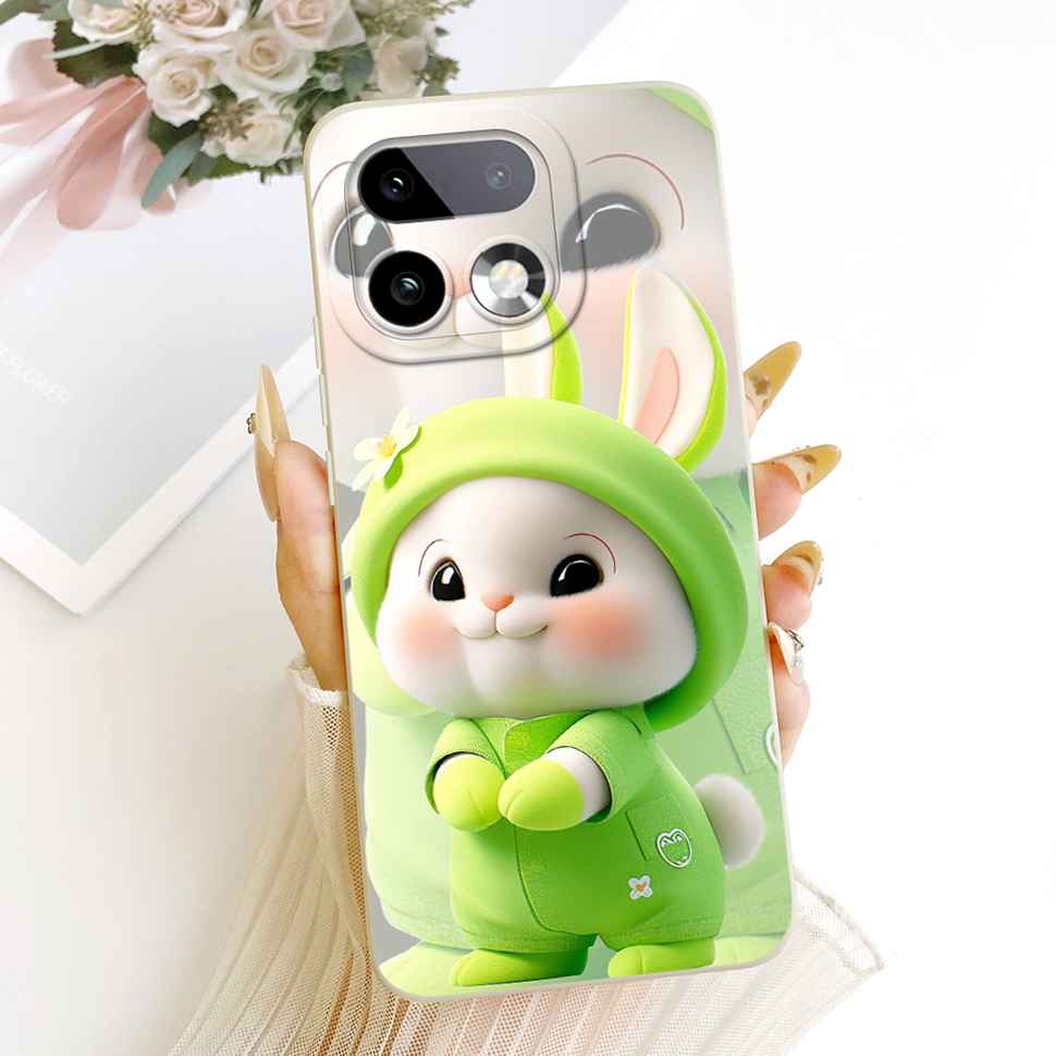 Для Realme 16 Pro 5G RMX5121 6.78" Чехол Кролик-Астронавт Силиконовая Задняя Крышка Для Realme 16Pro 16 PRO RMX5120 Чехлы Для Телефона Fundas