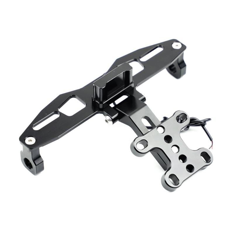 Adjustable Motorcycles License Bracket with Light Fit for TFX150 MslaL150 Motorbike Accessories