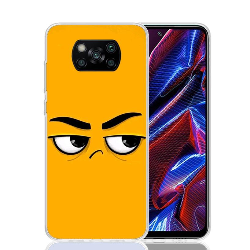 Funny Face Cute Case Phone Cover for Xiaomi Redmi Note 10 9 9S 8 8T 7 5 Pro Mi 12T 11T 10T 9T 12 11 Lite A3 A2 Trend Fundas Mi 1
