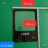 Floodlight Projector Light Tempered Glass Panel Housing Cover Lampshade Accessories Parts
