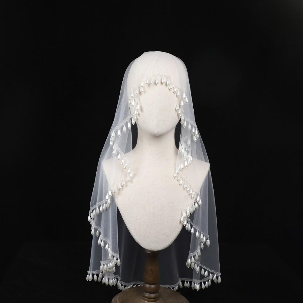 Short Length Bridal Veil White Color Short Veil Classic Wedding Veils Bridal Wear