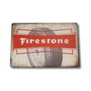 Жестяная вывеска Firestone Tires Рустикальный Механик Гараж Декор Шиномонтажа