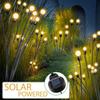 Solar Powered Garden Lights Firefly Lights 6/8/10 LED Outdoor Waterproof Vibrant Swaying Lights for Patio Pathway Decoration