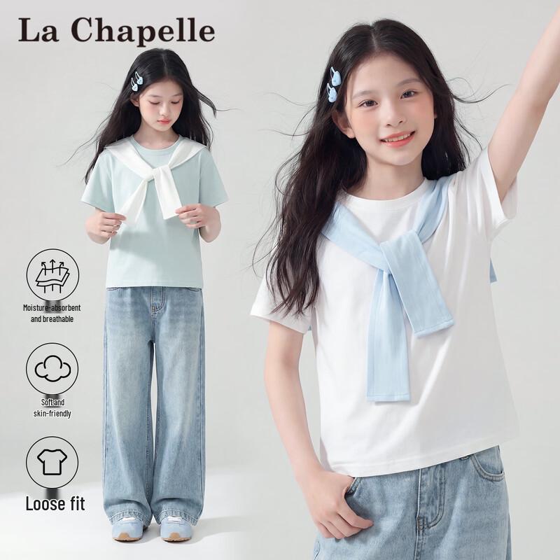 Девичья футболка с коротким рукавом La Chapelle