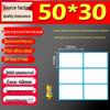 Waterproof Thermal Paper Self-Adhesive Labels, 50x30mm & 40x30mm, for Sticker Printing