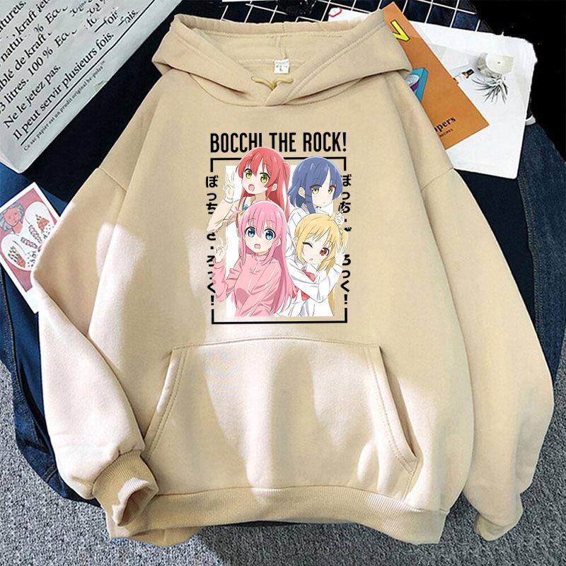 Модные осенние и зимние толстовки Аниме Bocchi The