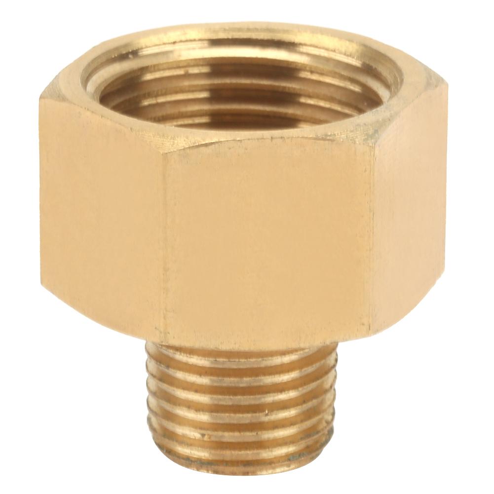 Brass Pipe Fitting Adapter for Pressure Gauge 1Celsius4 BSPT Male to 1Celsius4 NPT Female