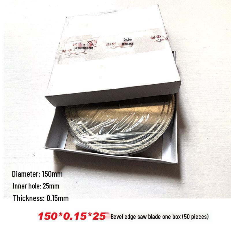 Yuhua Double Diamond Bevel Edge Cutting Disc for Jade, Turquoise & Amber - Thin Saw Blade by Feiyue.