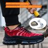 Steel Toe Shoes For Men Indestructible Work Shoes Lightweight Steel Toe Sneakers Women Puncture Proof Non Slip Safety