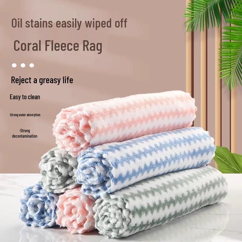 Неприлипающая кухонная салфетка для уборки - Впитывающая, Прочная, Не линяющая, Легко моющаяся