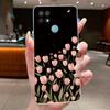 For Oppo A15 CPH2185 Case A15S CPH2179 Clear Fashion Butterfly Flowers Painted Soft TPU Back Cover For Oppo A15 A15S Phone Case