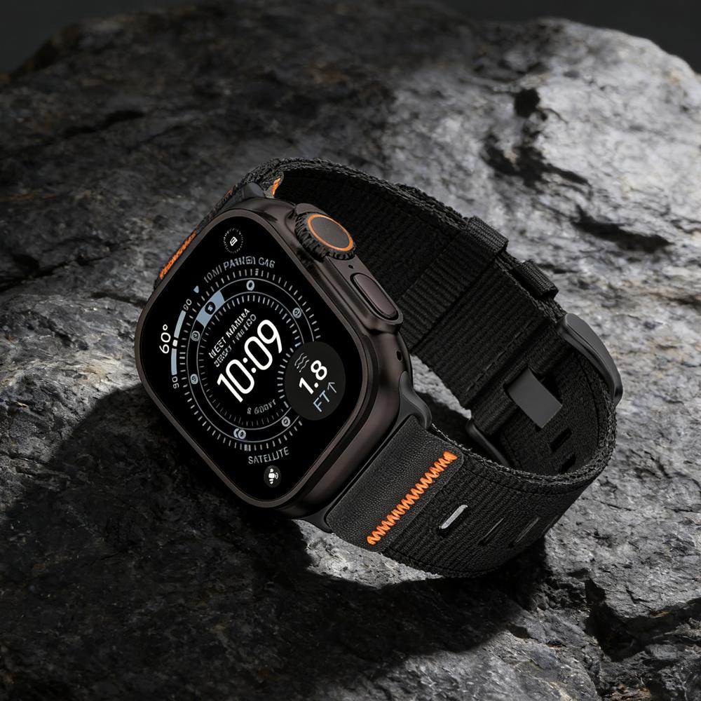 Нейлоновые ремешки для Apple Watch 49мм 46 45 44 42мм Спортивный браслет Correa iWatch Серии SE 11 10 9 8 7 6 5 Ultra 3 2 Ремешок 3