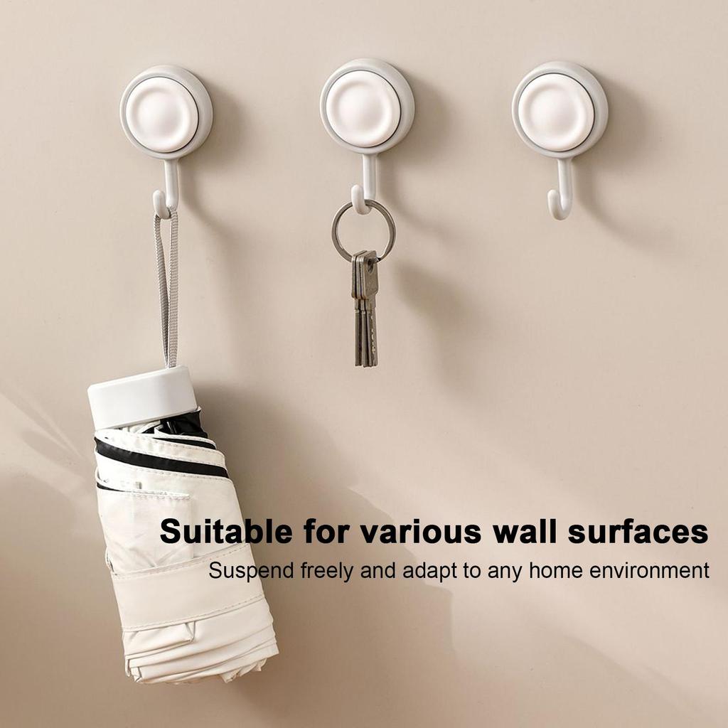 Stick On Wall Hooks 4 Pieces Adhesive 360 Degree Rotating Hanger Home Storage Hanger For Cabin House Nursery Bathroom Lake Yard