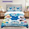 Doraemon Adventure Blue Hero'S Tale Threepiece Set 1 Duvet Cover 2 Pillowcase Without Core Bedding Set Soft And Comfortable