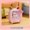 Kawaii Sanrio Character Tv Channel Series Luminous Night Light Toys Anime Kuromi Cinnamoroll  Girls Desktop Ornaments