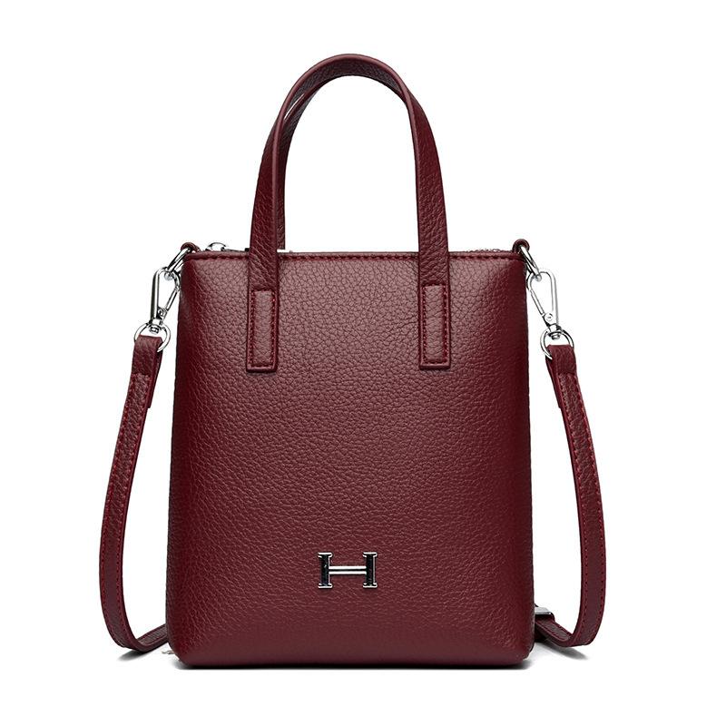 Single-shoulder Bag Large-capacity Women's Bucket Bag Detachable Shoulder Strap Retro Handbag