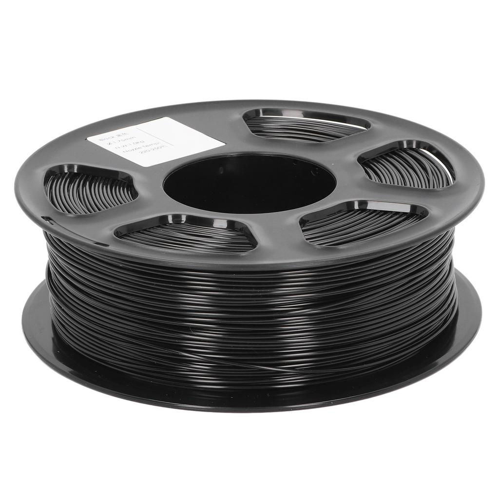3D Printer Filament 1.75mm 2.2lbs Net Weight 220 to 250 Celsius Pure Color PETG Filament for Refilling Replacement