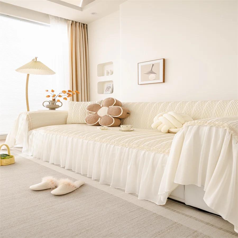 Водоотталкивающий универсальный все включено нескользящий цельный кожаный чехол для дивана чехол ткань полотенце бархат Four Seasons универсальный