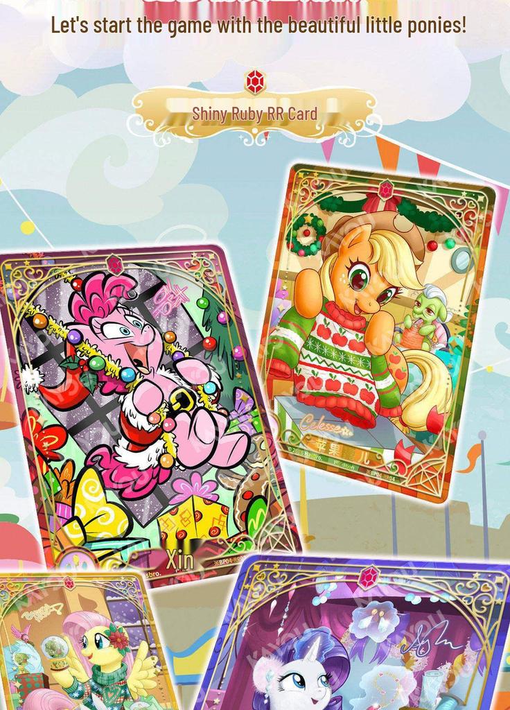 My Little Pony ККИ Серия 4 Теплая Печка Холодостойкий Бустер Пак - Оригинальные Боевые Карты