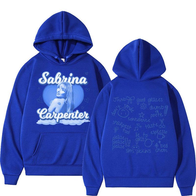 Худи Sabrina Carpenter Мужское Женское Короткое N Sweet Музыкальный Альбом С Длинным Рукавом Повседневное Оверсайз Эстетичное Теплое