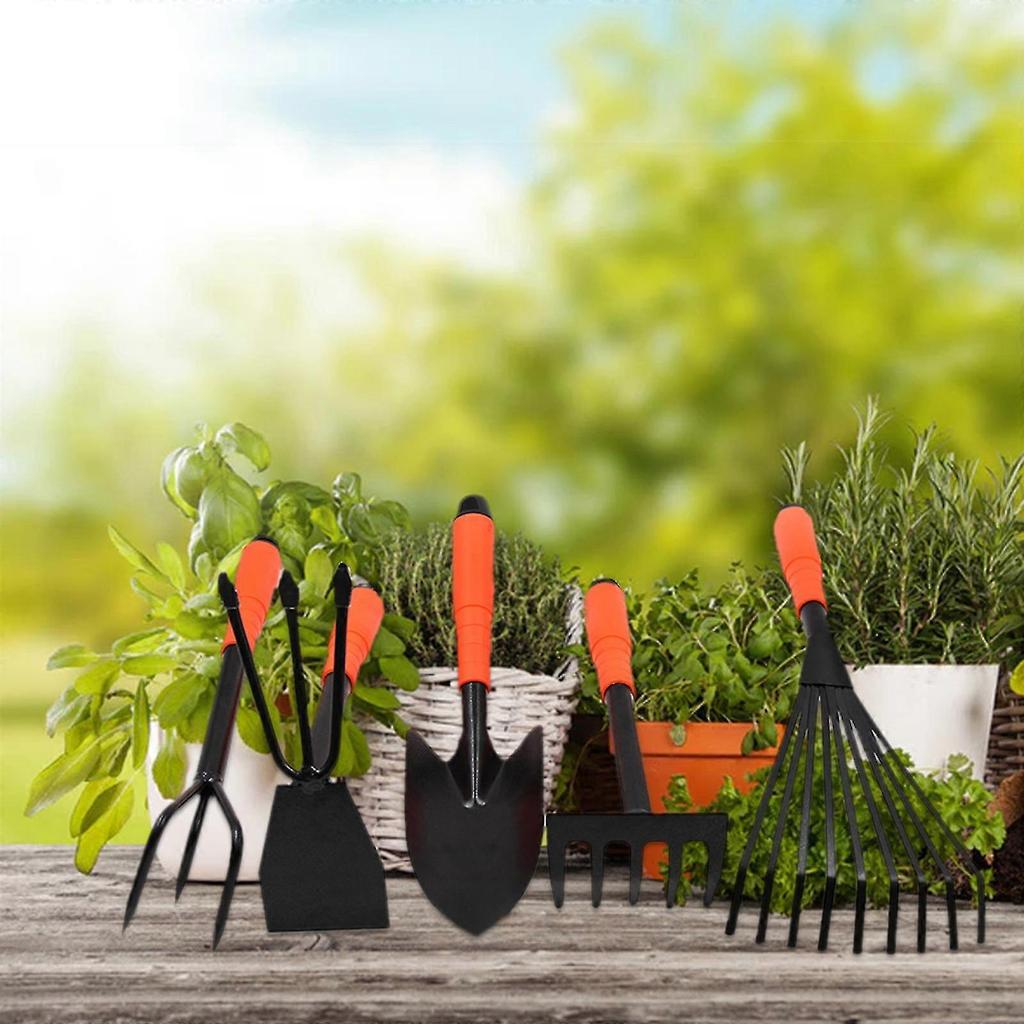5-piece Set Of Gardening Tools, Gardening Hand Tools, Gardening Gift Set Suitable For Courtyard Farms, Gardens