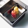 Stainless Steel Over-Sink Drainer Basket