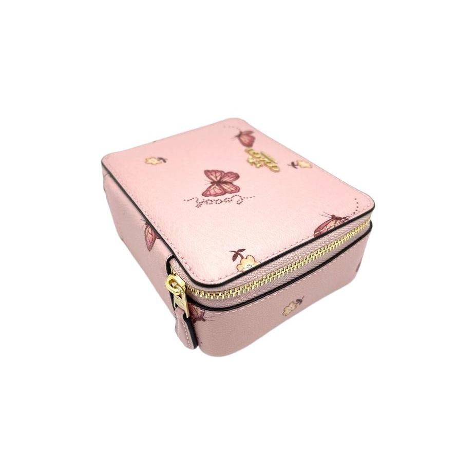 COACH Jewelry Bo Leather Makeup Bag Coin Purse Women's Pink C8082G-IMAOM