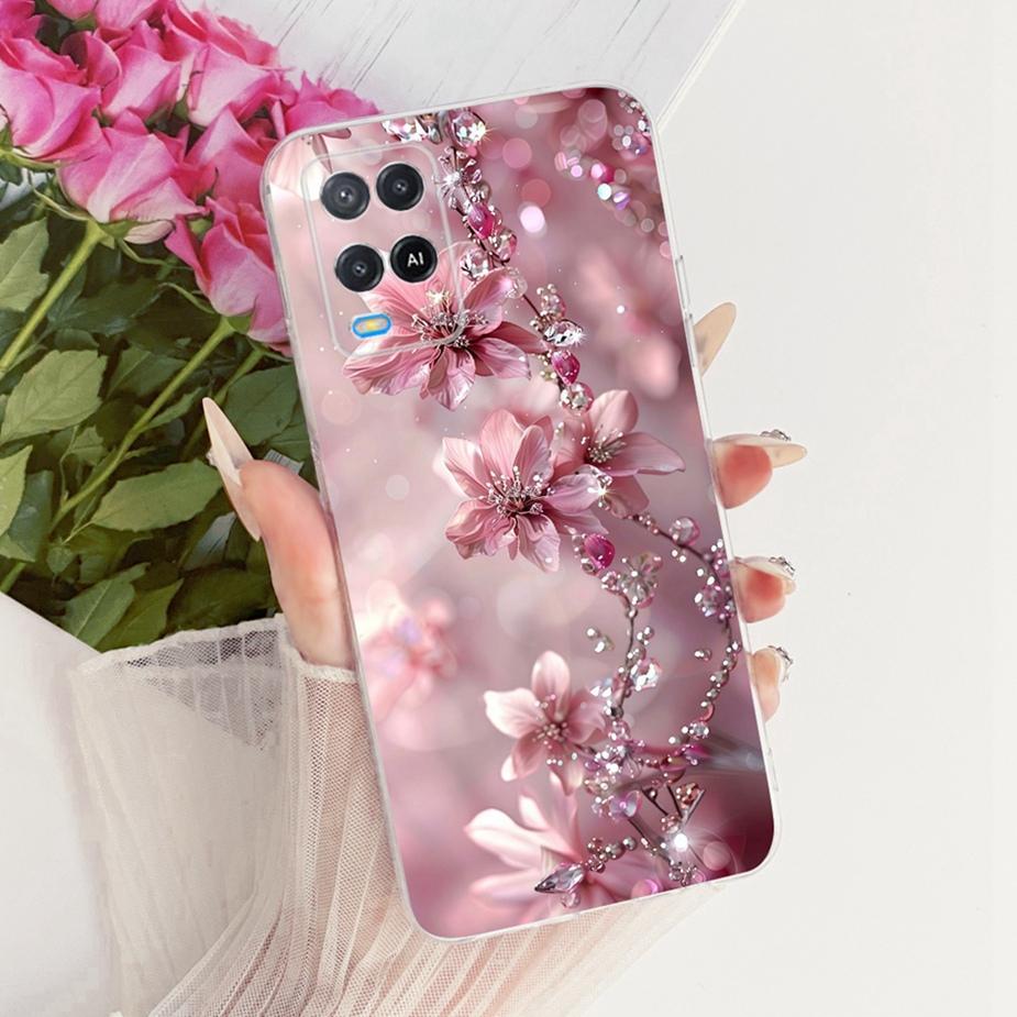 Чехол для Oppo A54 4G CPH2239 Роскошный чехол с рисунком бабочки Мягкий силиконовый чехол для телефона Для Oppo A54 5G A 54 s OppoA54s Fundas Сумки