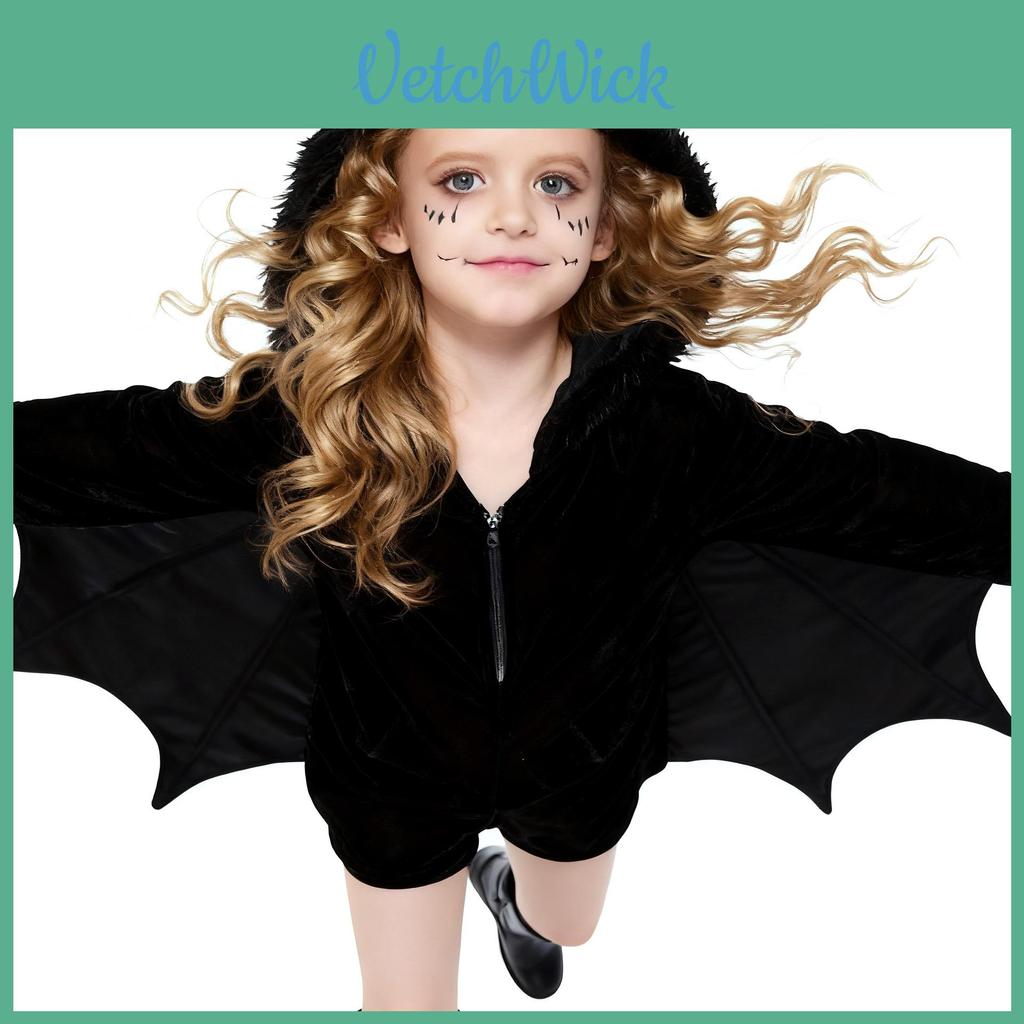 Halloween Bat Cosplay Costume For Women And Girls With Polyester Fabric For Themed Parties