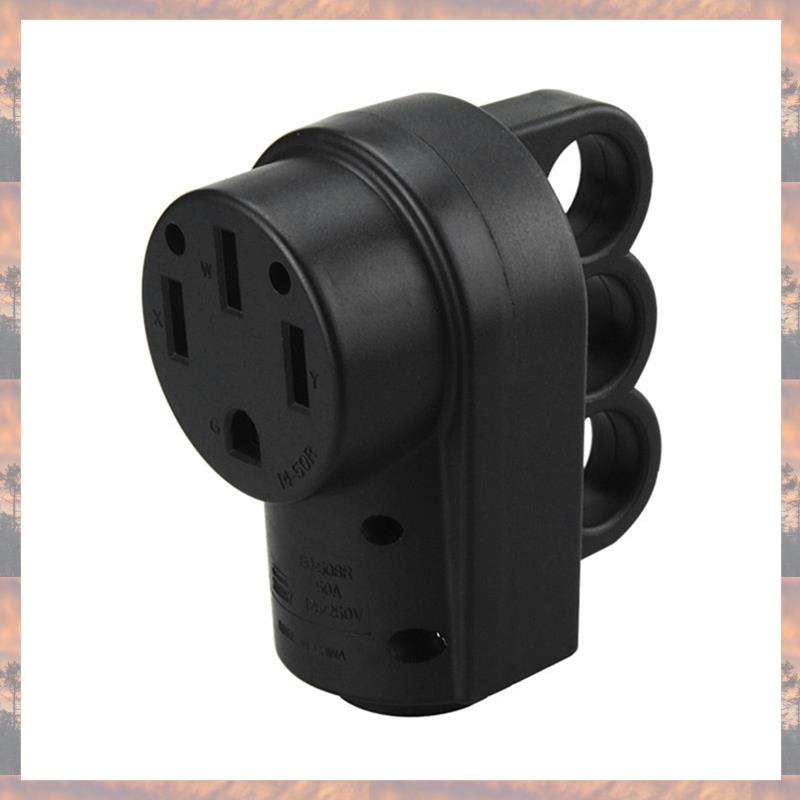 2025 Trend RV Receptacle Replacement Power Plug 50AMP 14-50P 125V/250V Replacement Power Plug Travel Trailer RV Accessories Plug