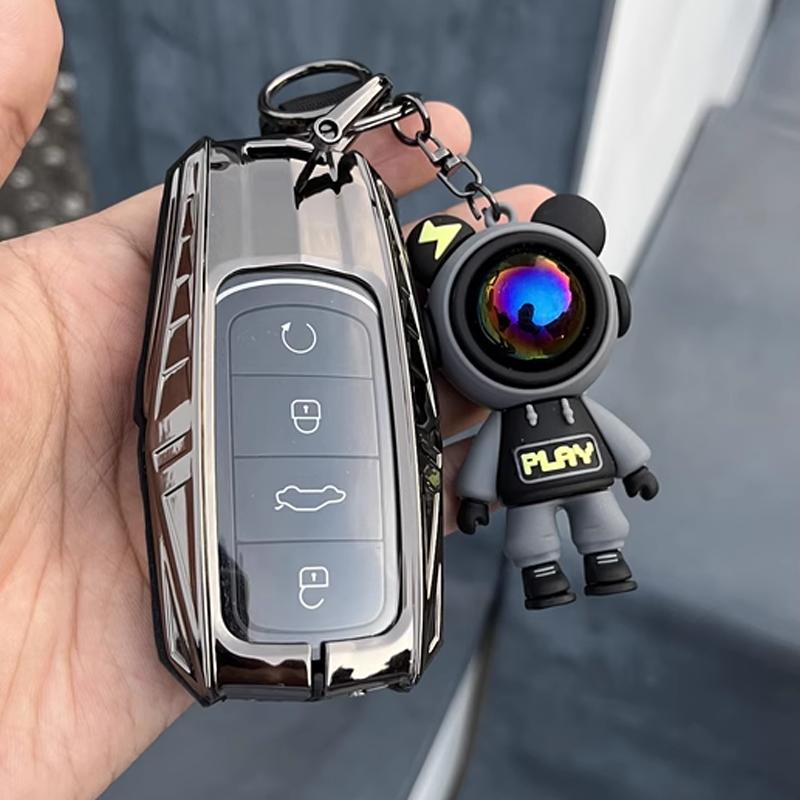 Цинковый сплав для Chery Omoda 5 C5 Tigo 7 8 Pro Max Tigo 7 8 Plus Arrizo 5 Plus Чехол-брелок для ключа автомобиля Аксессуары