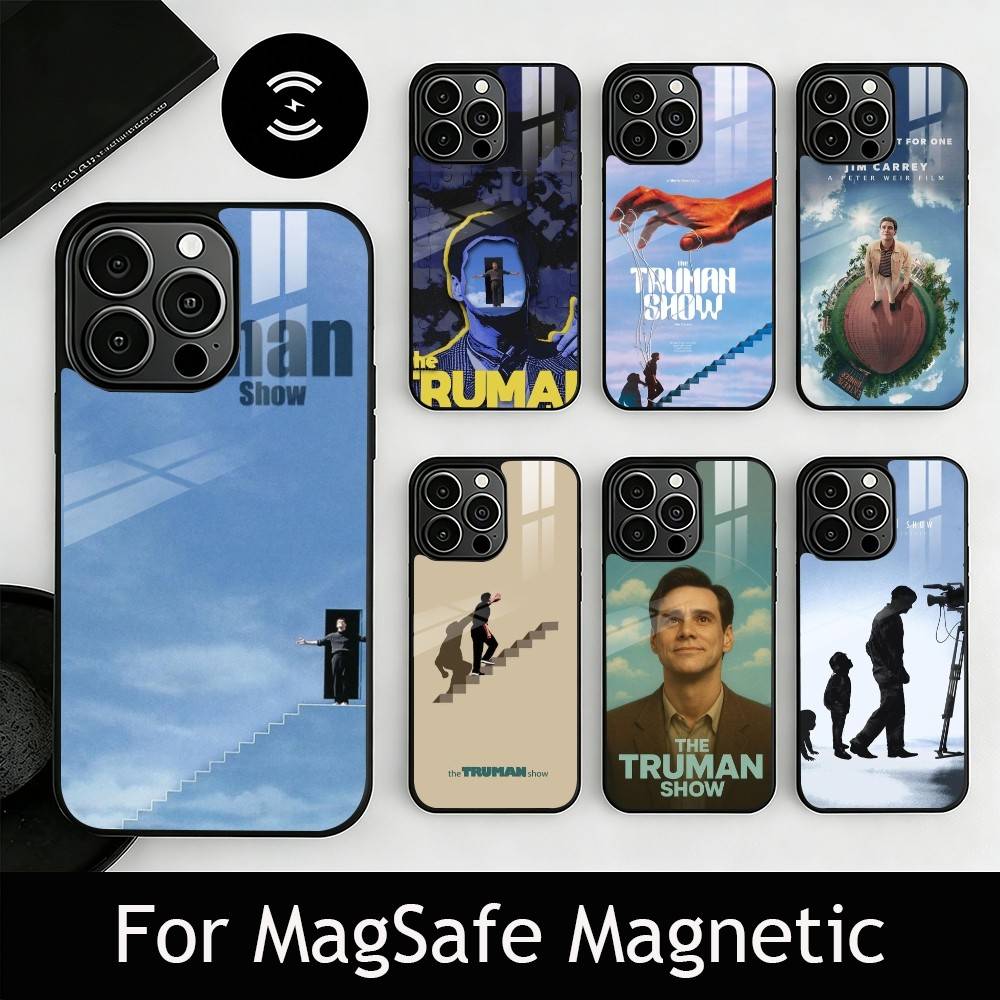 T-The T-Truman S-Show Phone Case For iPhone17,16,15,14,13,12,11 Plus,Pro Magnetic For Magsafe Wireless Charging
