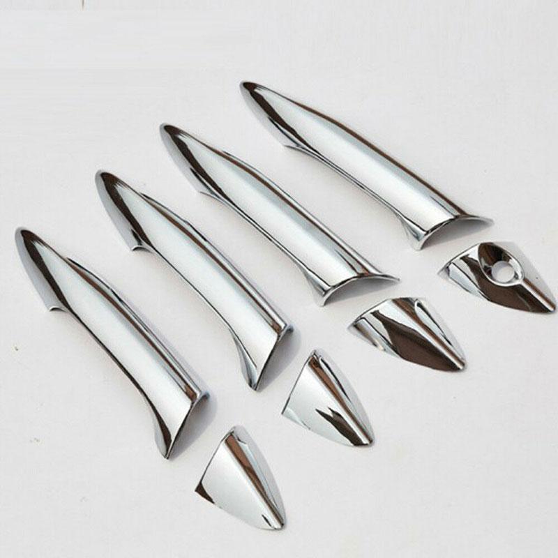 Для Elantra 2011 2012 2013 2014 2015 хромированная отделка дверной ручки комплект