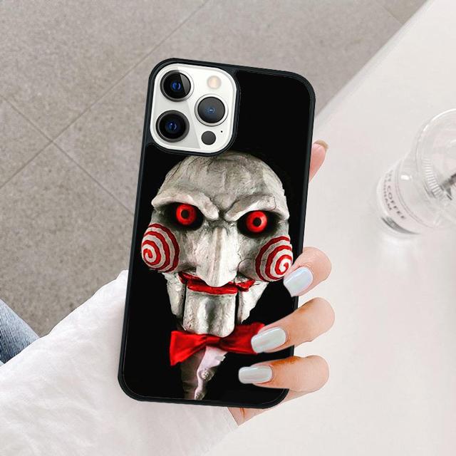 Jigsaw Saw Horror Coque Shell For iPhone 17 Air 15 16 14 13 12 Pro Max 11 Pro Max Plus Phone Case Cover