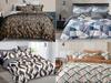 Warm flannel bedding 200x220 + Polish pillowcases 3 pieces, flowers